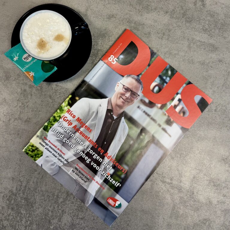Rico in DUS-ledenmagazine
